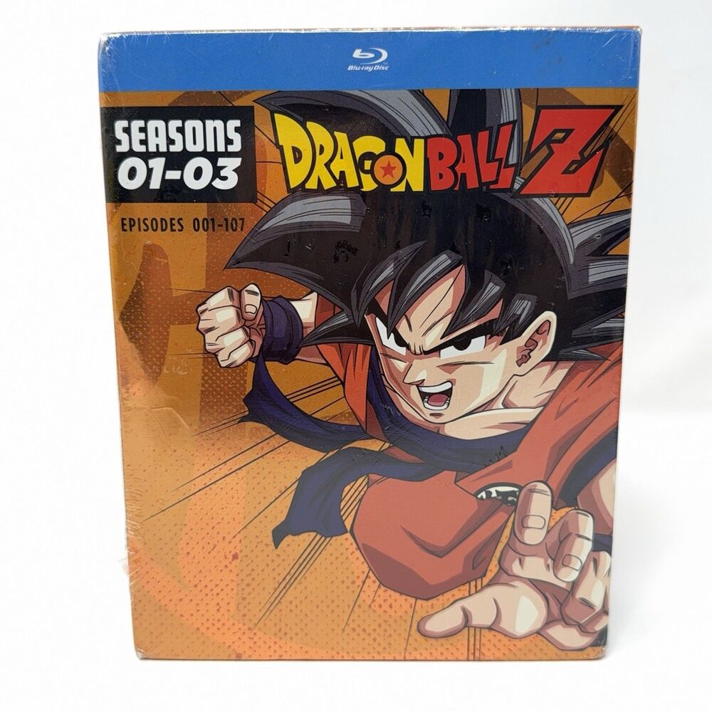 Dragon Ball Z Seasons 1 2 3 Blu Ray Episodes 1-107 New Sealed Anime Box Set